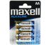 Maxell batérie Alkaline AA LR6, 4
